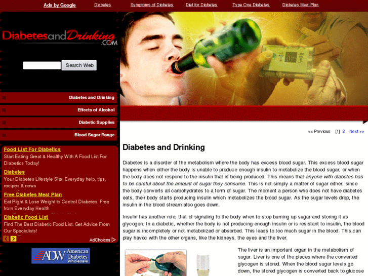 www.diabetesanddrinking.com