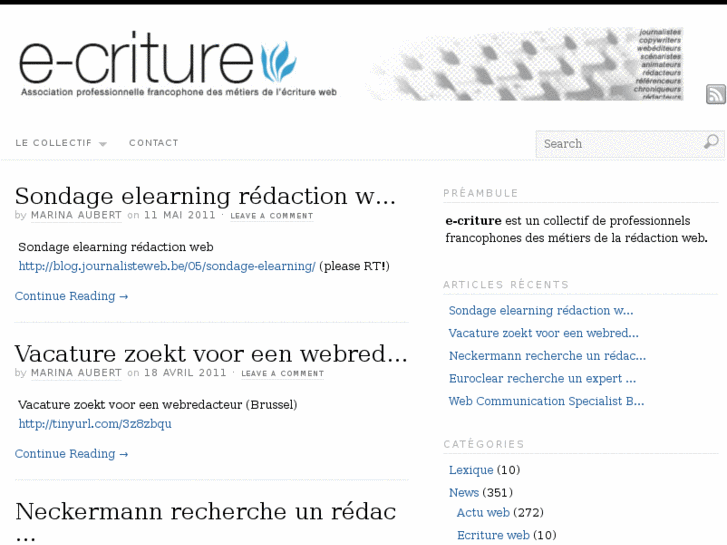 www.e-criture.org