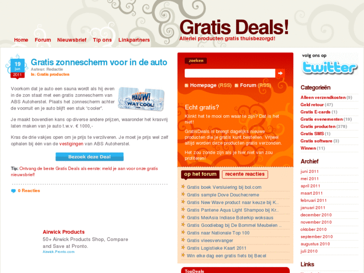 www.gratisdeals.nl