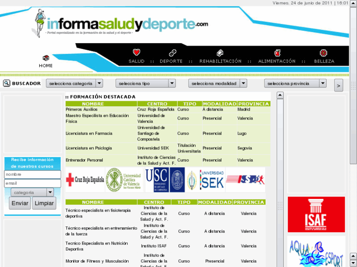 www.informasaludydeporte.com