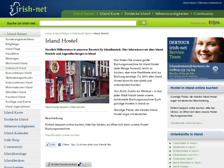 www.irlandhostels.de