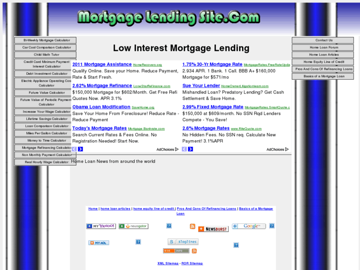 www.mortgagelendingsite.com