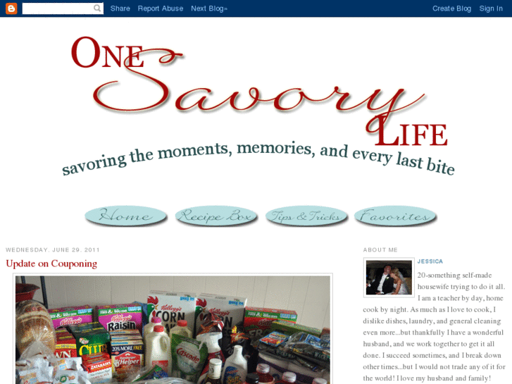 www.onesavorylife.com