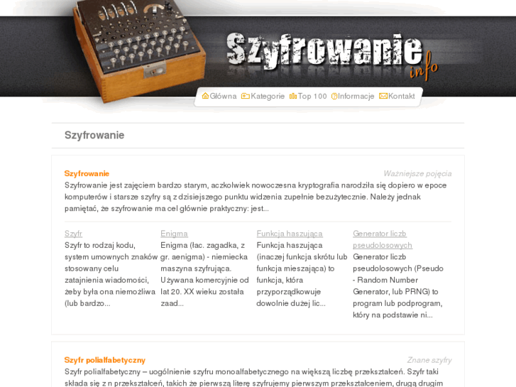 www.szyfrowanie.info