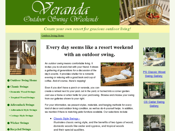 www.verandaoutdoorswings.com