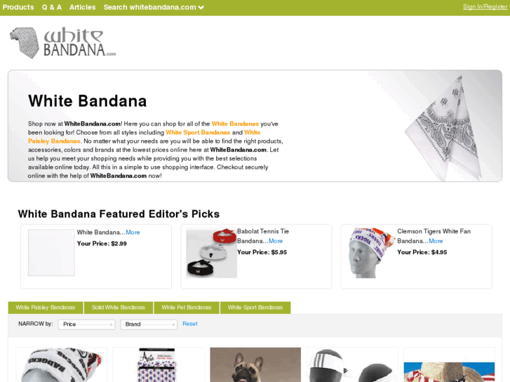 www.whitebandana.com