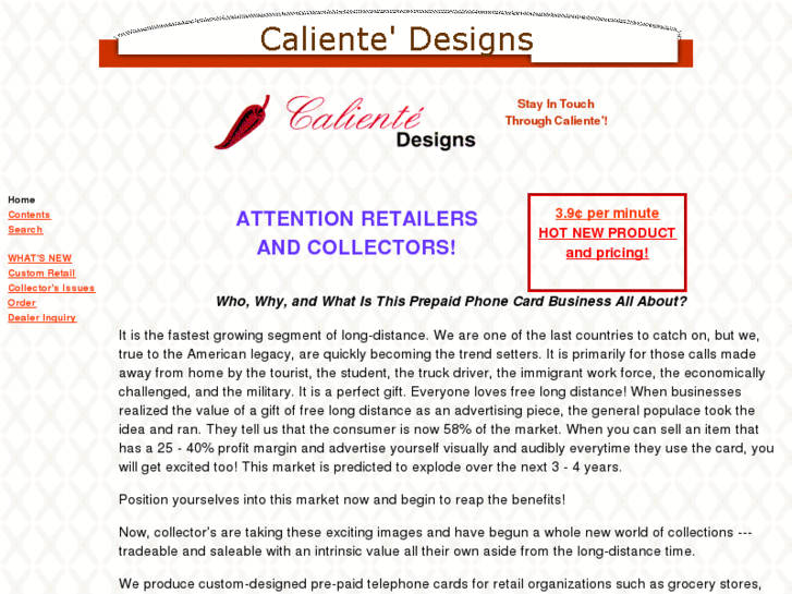 www.calientedesigns.com