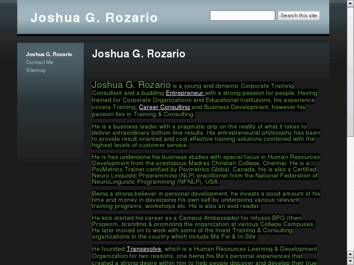 www.joshuarozario.com