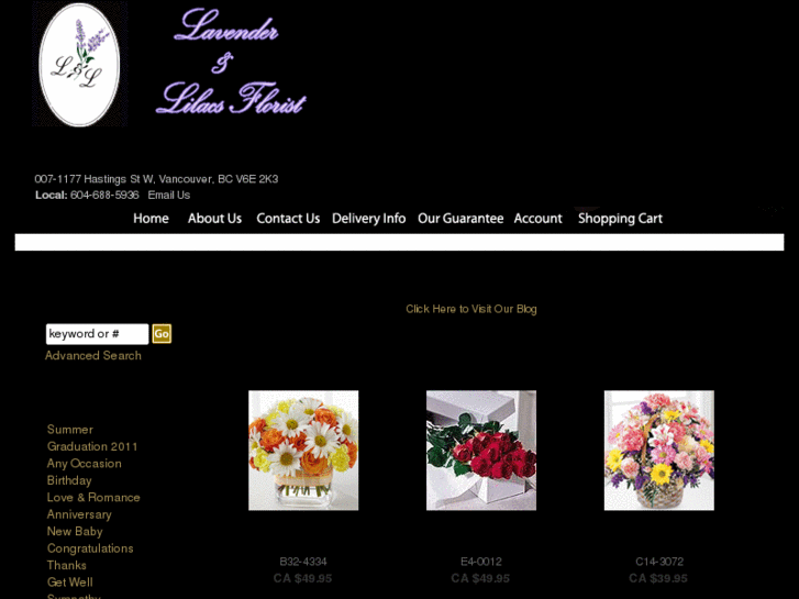 www.lavenderandlilacsflorist.com