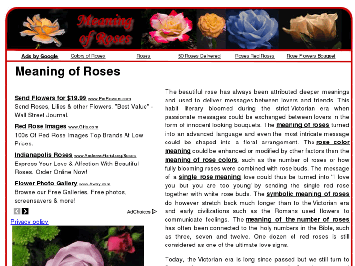 www.meaning-of-roses.com
