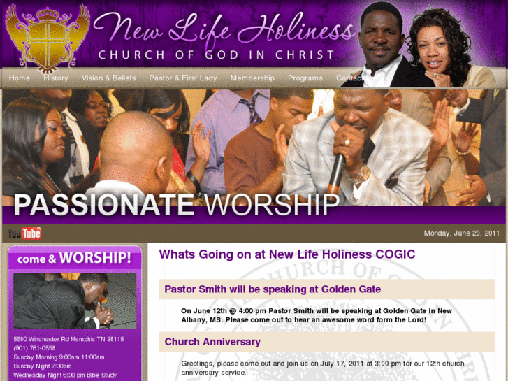 www.newlifeholinesscogic.org