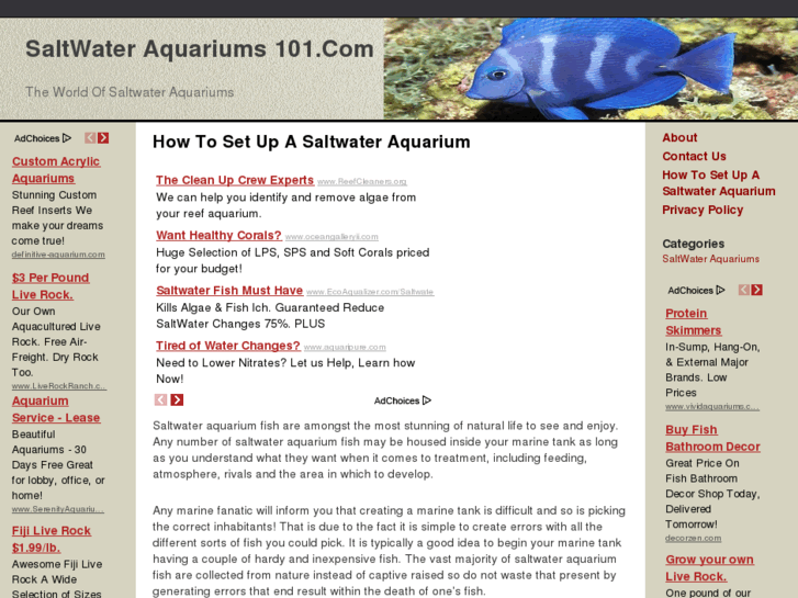 www.saltwateraquariums101.com