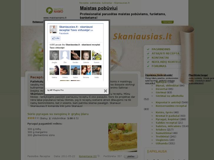 www.skaniausias.lt