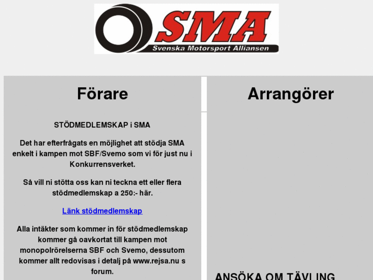 www.svenskamotorsportalliansen.se