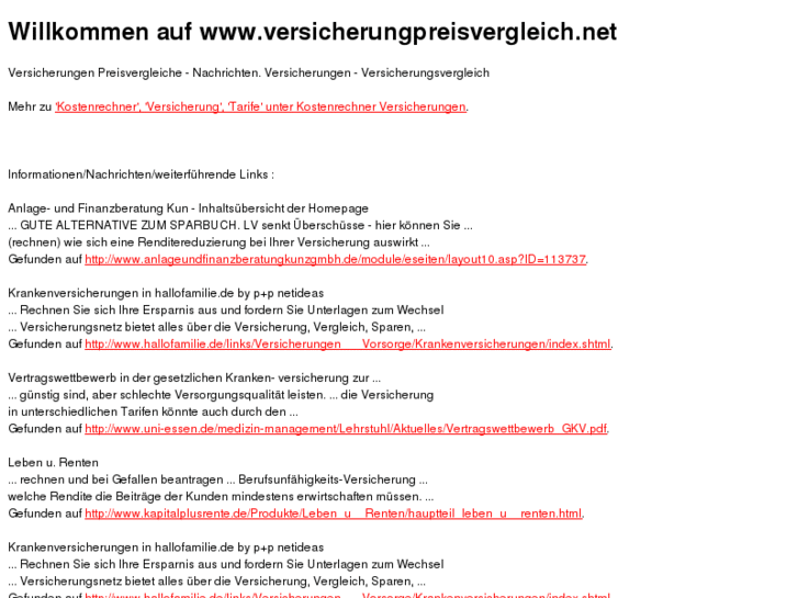 www.versicherungpreisvergleich.net