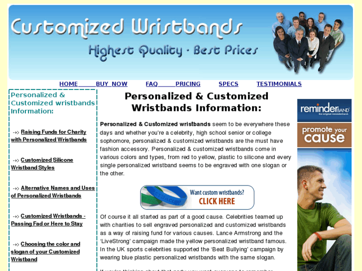 www.buycustomizedwristbands.net