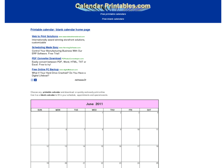 www.calendarprintables.com