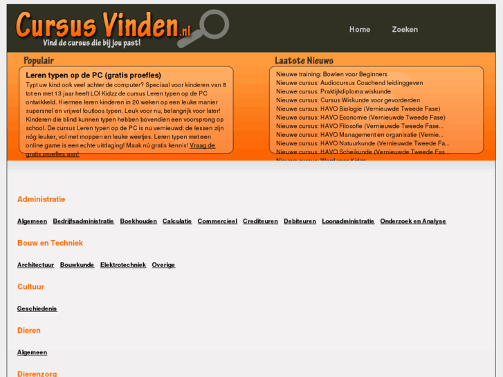 www.cursusvinden.nl