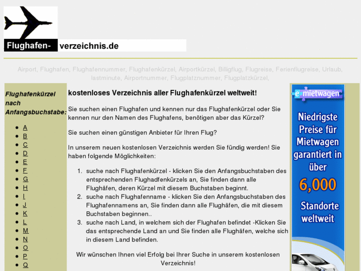 www.flughafen-verzeichnis.de