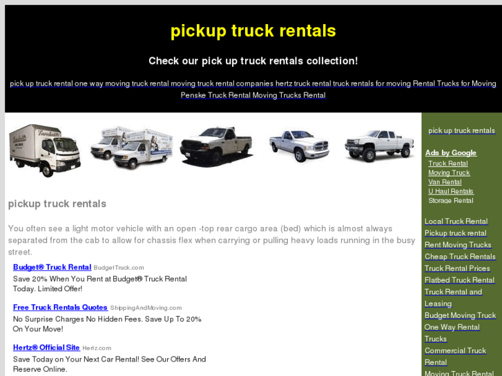 www.pickuptruckrentals.org