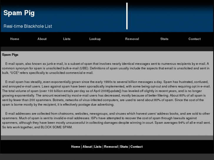 www.spampig.org