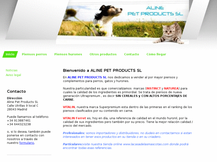 www.alinepetproducts.com