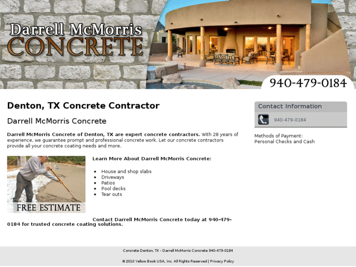 www.darrellmcmorrisconcrete.com