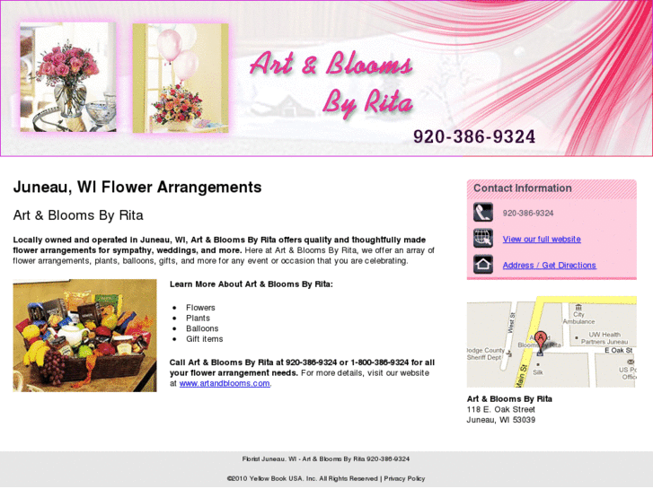 www.floristsbeaverdamandjuneau.com