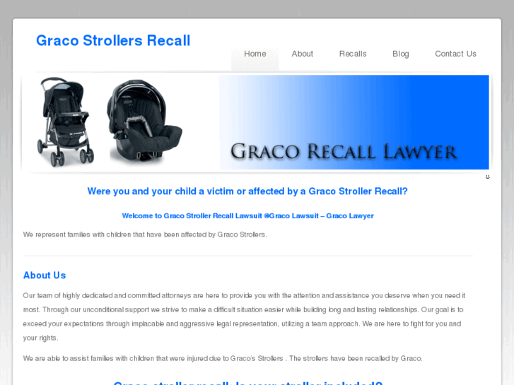 www.gracostrollersrecall.com