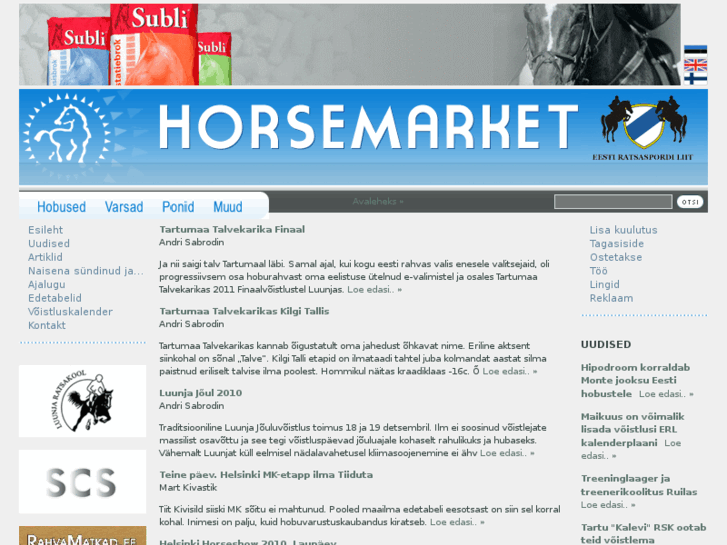 www.horsemarket.ee