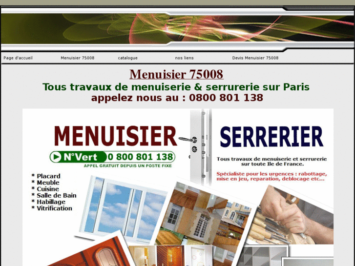 www.menuisier75008.net