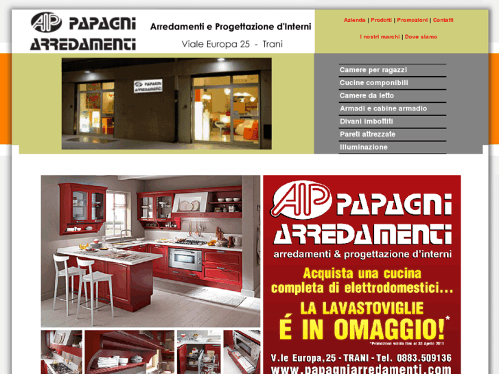 www.papagniarredamenti.com