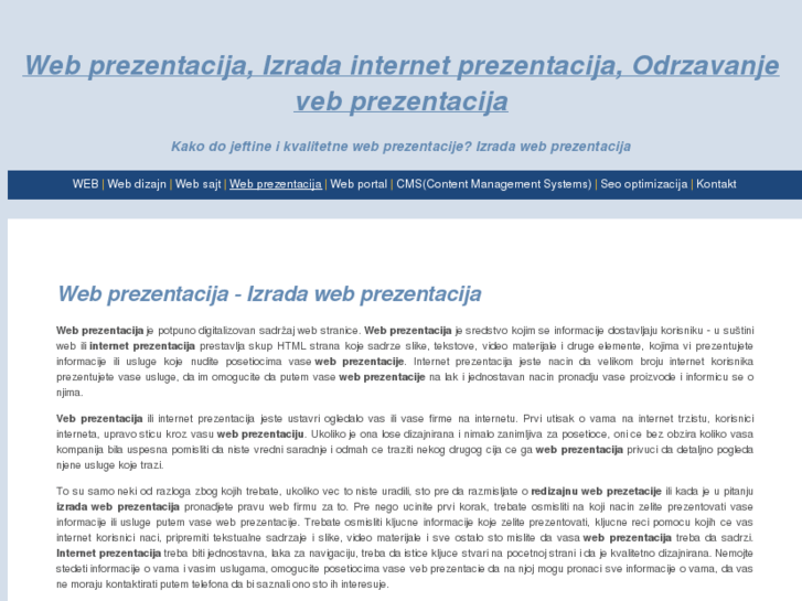 www.webprezentacija.net