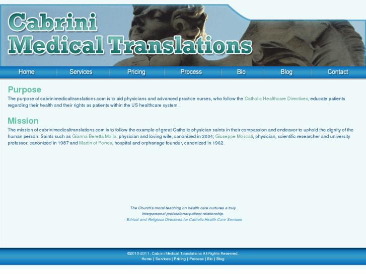 www.cabrinimedicaltranslations.com