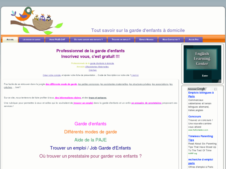 www.garde-enfants.eu