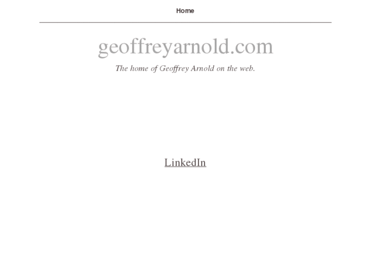 www.geoffreyarnold.net