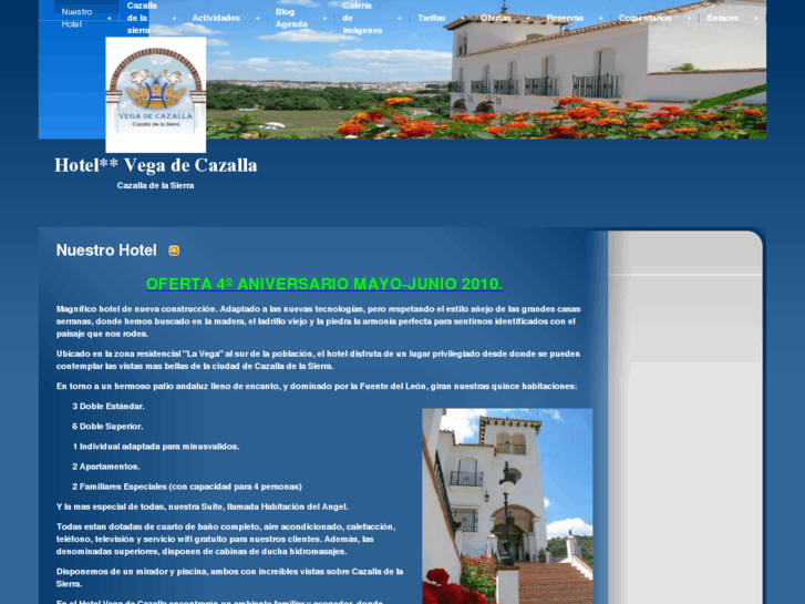 www.hotelvegadecazalla.com