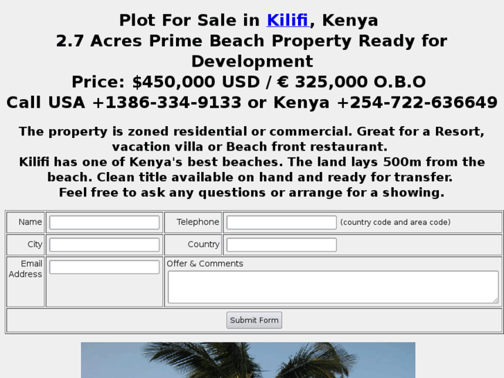 www.kilifibeachplotforsale.com