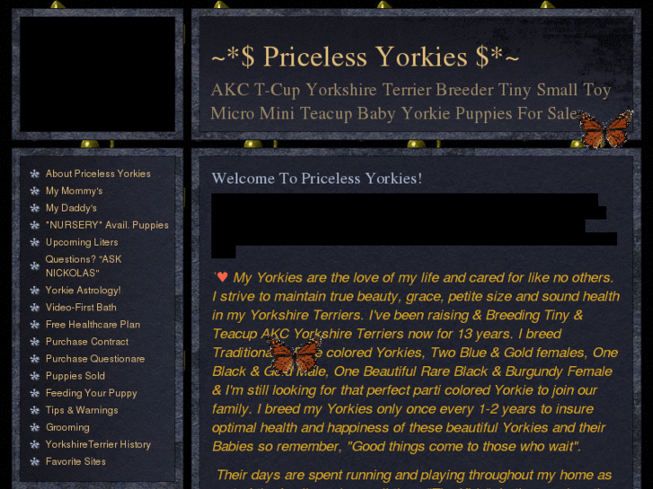 www.pricelessyorkies.com