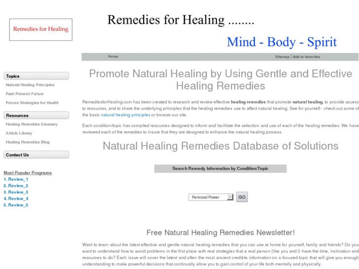 www.remediesforhealing.com