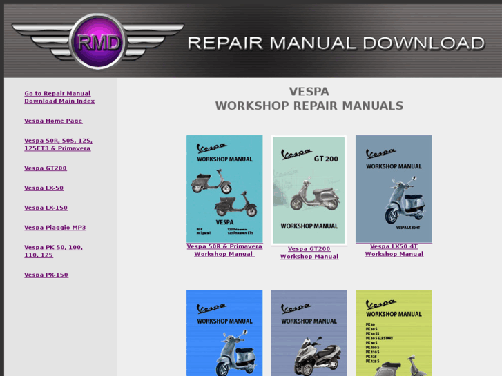 www.vesparepairmanual.com