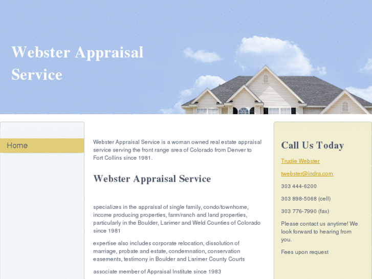 www.websterappraisalservicecolorado.com