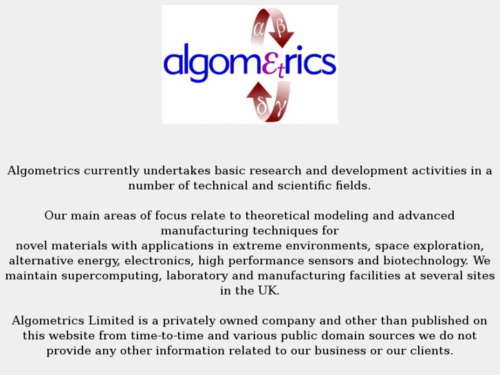 www.algometrics.co.uk