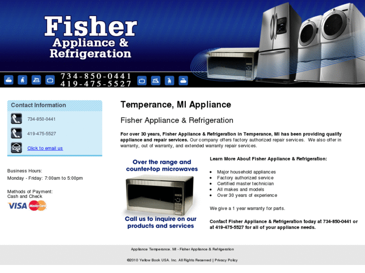 www.fisherapplianceandrefrigeration.com