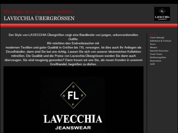 www.lavecchia-uebergroessen.com