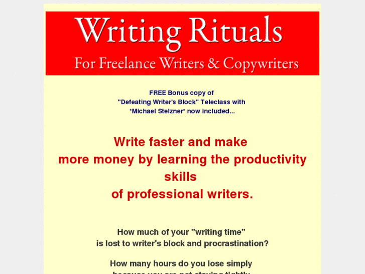 www.writingrituals.com