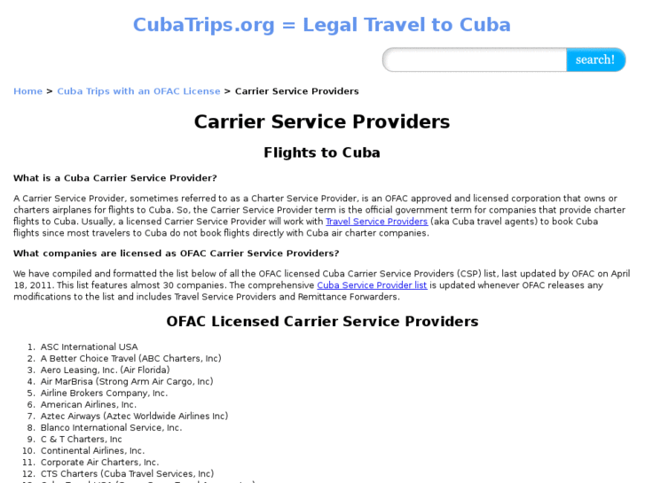 www.airservicetocuba.com