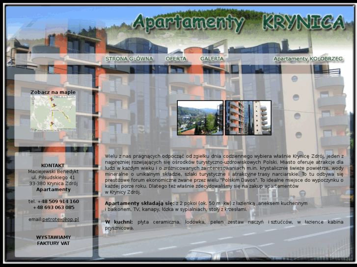 www.apartamentywkrynicy.com.pl