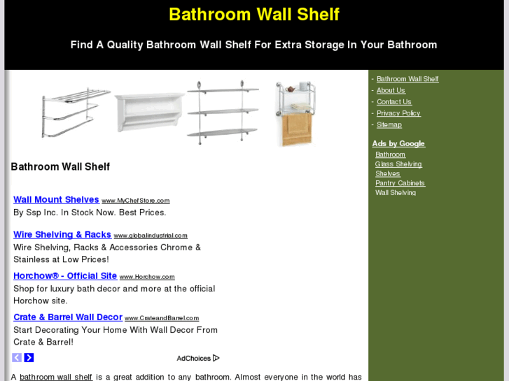 www.bathroomwallshelf.com