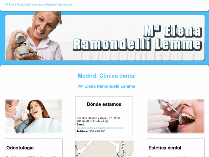 www.clinicadentalmariaelenaramondelli.com